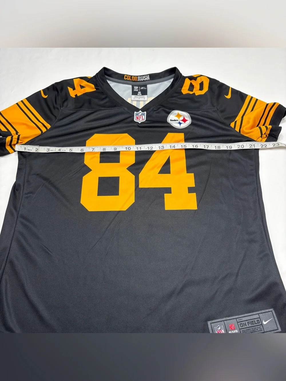 Pittsburgh Steelers #84 Antonio Brown Jersey Nike Color Rush Woman’s Large